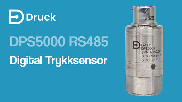 DPS5000 RS485 kombinerer det beste fra UNIK 5000 plattformen med RS485 digital kommunikasjon. Gir trykk og temperatur – måleområder fra 200mbar til 700bar.

